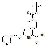 (S)-2-(Cbz-amino)-2-(1-Boc-4-piperidyl)acetic Acid