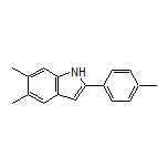 5,6-Dimethyl-2-(p-tolyl)-1H-indole