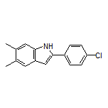 2-(4-Chlorophenyl)-5,6-dimethyl-1H-indole