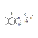 Methyl (4-Bromo-5,6-dimethyl-1H-benzo[d]imidazol-2-yl)carbamate