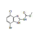 Methyl (7-Bromo-4-chloro-1H-benzo[d]imidazol-2-yl)carbamate