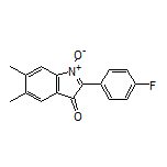 2-(4-Fluorophenyl)-5,6-dimethyl-3-oxo-3H-indole 1-Oxide