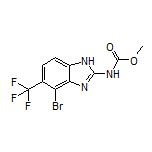 Methyl [4-Bromo-5-(trifluoromethyl)-1H-benzo[d]imidazol-2-yl]carbamate