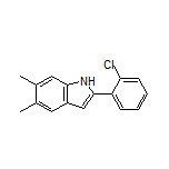 2-(2-Chlorophenyl)-5,6-dimethyl-1H-indole