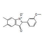 2-(3-Methoxyphenyl)-5,6-dimethyl-3-oxo-3H-indole 1-Oxide
