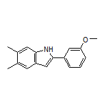 2-(3-Methoxyphenyl)-5,6-dimethyl-1H-indole