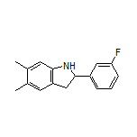 2-(3-Fluorophenyl)-5,6-dimethylindoline