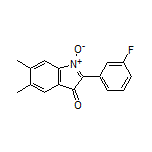 2-(3-Fluorophenyl)-5,6-dimethyl-3-oxo-3H-indole 1-Oxide