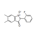 2-(2-Fluorophenyl)-5,6-dimethyl-3-oxo-3H-indole 1-Oxide