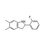 2-(2-Fluorophenyl)-5,6-dimethylindoline
