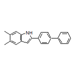 2-(4-Biphenylyl)-5,6-dimethyl-1H-indole