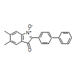 2-(4-Biphenylyl)-5,6-dimethyl-3-oxo-3H-indole 1-Oxide