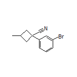 1-(3-Bromophenyl)-3-methylcyclobutane-1-carbonitrile