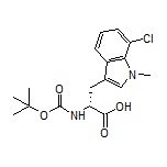 (R)-2-(Boc-amino)-3-(7-chloro-1-methyl-3-indolyl)propanoic Acid