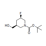 [(3R,5S)-1-Boc-3-fluoropiperidin-5-yl]methanol