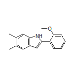 2-(2-Methoxyphenyl)-5,6-dimethyl-1H-indole