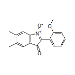 2-(2-Methoxyphenyl)-5,6-dimethyl-3-oxo-3H-indole 1-Oxide
