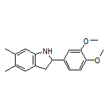 2-(3,4-Dimethoxyphenyl)-5,6-dimethylindoline