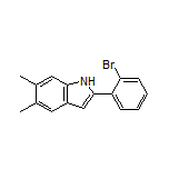 2-(2-Bromophenyl)-5,6-dimethyl-1H-indole