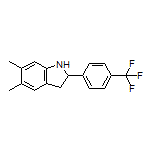 5,6-Dimethyl-2-[4-(trifluoromethyl)phenyl]indoline
