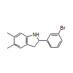 2-(3-Bromophenyl)-5,6-dimethylindoline