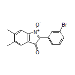 2-(3-Bromophenyl)-5,6-dimethyl-3-oxo-3H-indole 1-Oxide