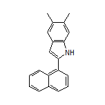 5,6-Dimethyl-2-(naphthalen-1-yl)-1H-indole
