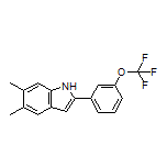 5,6-Dimethyl-2-[3-(trifluoromethoxy)phenyl]-1H-indole