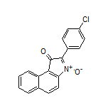 2-(4-Chlorophenyl)-1-oxo-1H-benzo[e]indole 3-Oxide