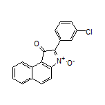 2-(3-Chlorophenyl)-1-oxo-1H-benzo[e]indole 3-Oxide