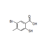 5-Bromo-2-mercapto-4-methylbenzoic Acid