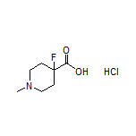 4-Fluoro-1-methylpiperidine-4-carboxylic Acid Hydrochloride