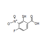 4-Fluoro-2-mercapto-3-nitrobenzoic Acid