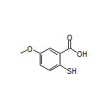 2-Mercapto-5-methoxybenzoic Acid