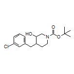 1-Boc-4-(3-chlorobenzyl)piperidin-3-ol