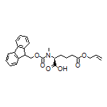 (S)-2-[Fmoc-(methyl)amino]-6-(allyloxy)-6-oxohexanoic Acid