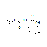 (S)-2-(Boc-amino)-3-(1-methylcyclopentyl)propanoic Acid