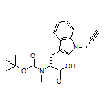 (R)-2-[Boc-(methyl)amino]-3-[1-(2-propyn-1-yl)-1H-indol-3-yl]propanoic Acid