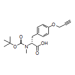 (R)-2-[Boc-(methyl)amino]-3-[4-(prop-2-yn-1-yloxy)phenyl]propanoic Acid
