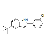 5-(tert-Butyl)-2-(3-chlorophenyl)-1H-indole