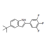 5-(tert-Butyl)-2-(3,4,5-trifluorophenyl)-1H-indole