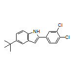 5-(tert-Butyl)-2-(3,4-dichlorophenyl)-1H-indole