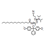 1-[Bis(4-methoxyphenyl)(phenyl)methoxy]-3-palmitamido-2-propyl (2-Cyanoethyl) Diisopropylphosphoramidite
