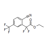 Ethyl 2-[2-Cyano-5-(trifluoromethyl)phenyl]-2,2-difluoroacetate