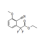 Ethyl 2-(2-Cyano-3-methoxyphenyl)-2,2-difluoroacetate