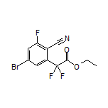 Ethyl 2-(5-Bromo-2-cyano-3-fluorophenyl)-2,2-difluoroacetate