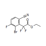 Ethyl 2-(2-Bromo-6-cyano-3-fluorophenyl)-2,2-difluoroacetate