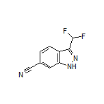 3-(Difluoromethyl)-1H-indazole-6-carbonitrile