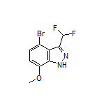4-Bromo-3-(difluoromethyl)-7-methoxy-1H-indazole