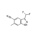 3-(Difluoromethyl)-6-methyl-1H-indazole-5-carbonitrile